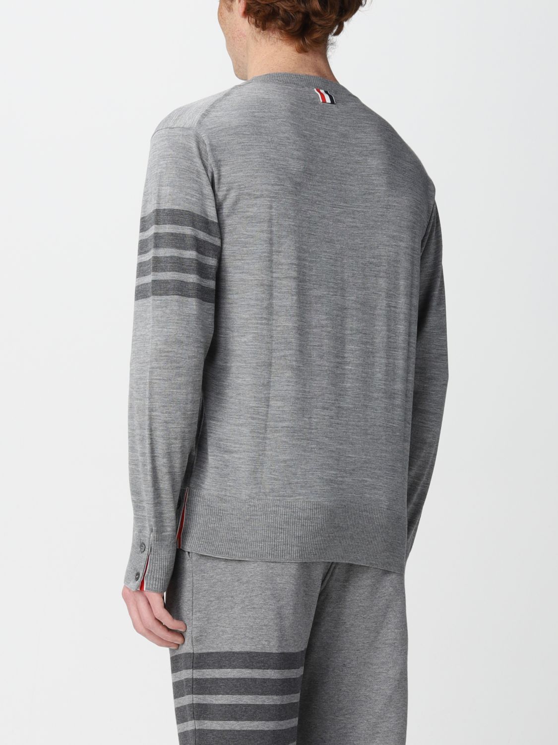 Jersey Thom Browne: Jersey Thom Browne para hombre gris 3