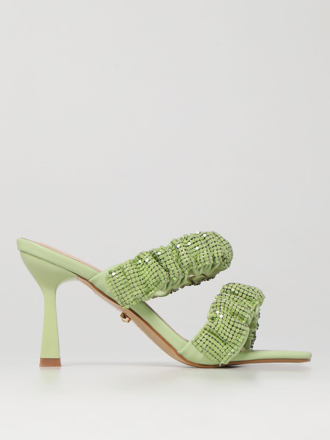 Heeled sandals Twenty Fourhaitch: Shoes women Twenty Fourhaitch green 1