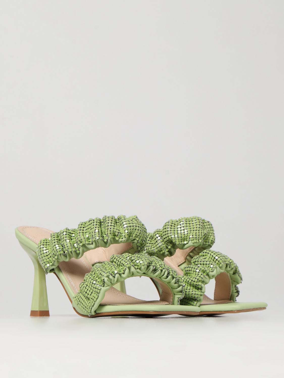 Heeled sandals Twenty Fourhaitch: Shoes women Twenty Fourhaitch green 2