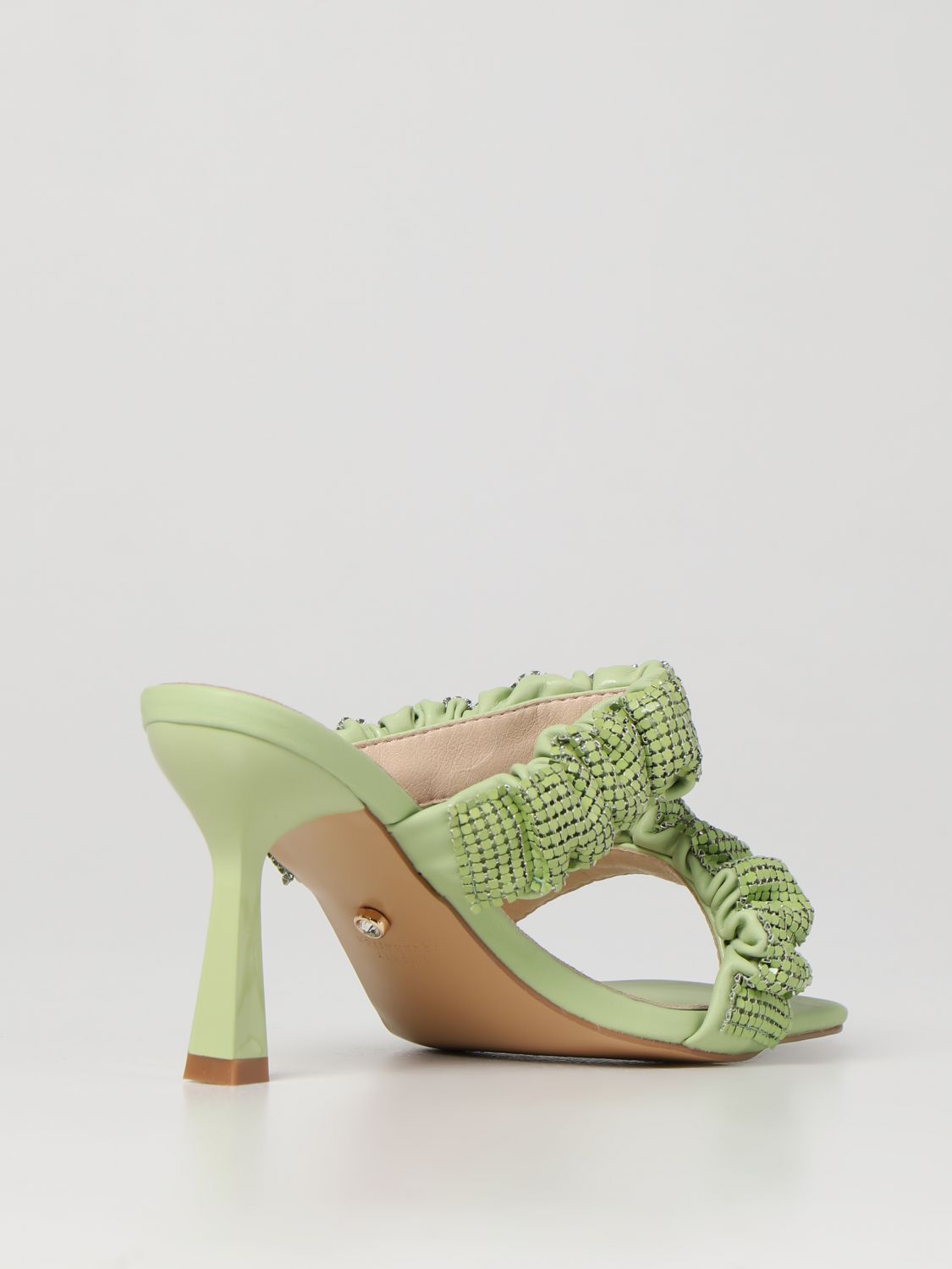 Heeled sandals Twenty Fourhaitch: Shoes women Twenty Fourhaitch green 3
