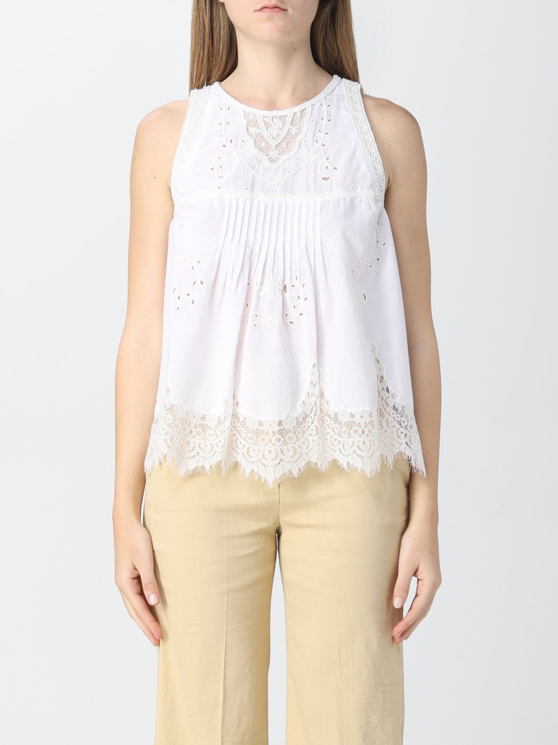 Twinset Top  Women Color White
