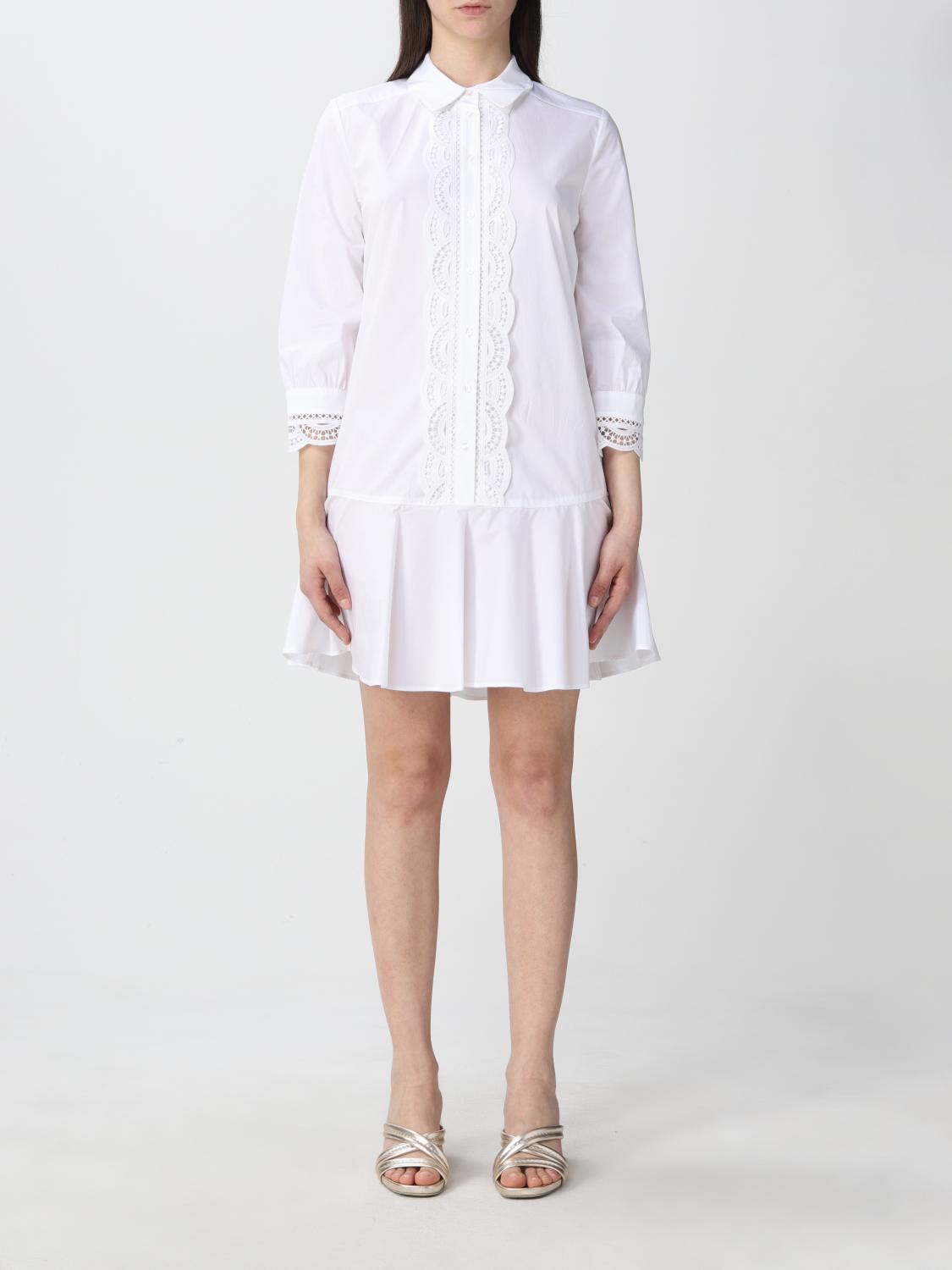 TWINSET Kleid Damen Twin Set Kleid Twinset Damen Wei Kleid