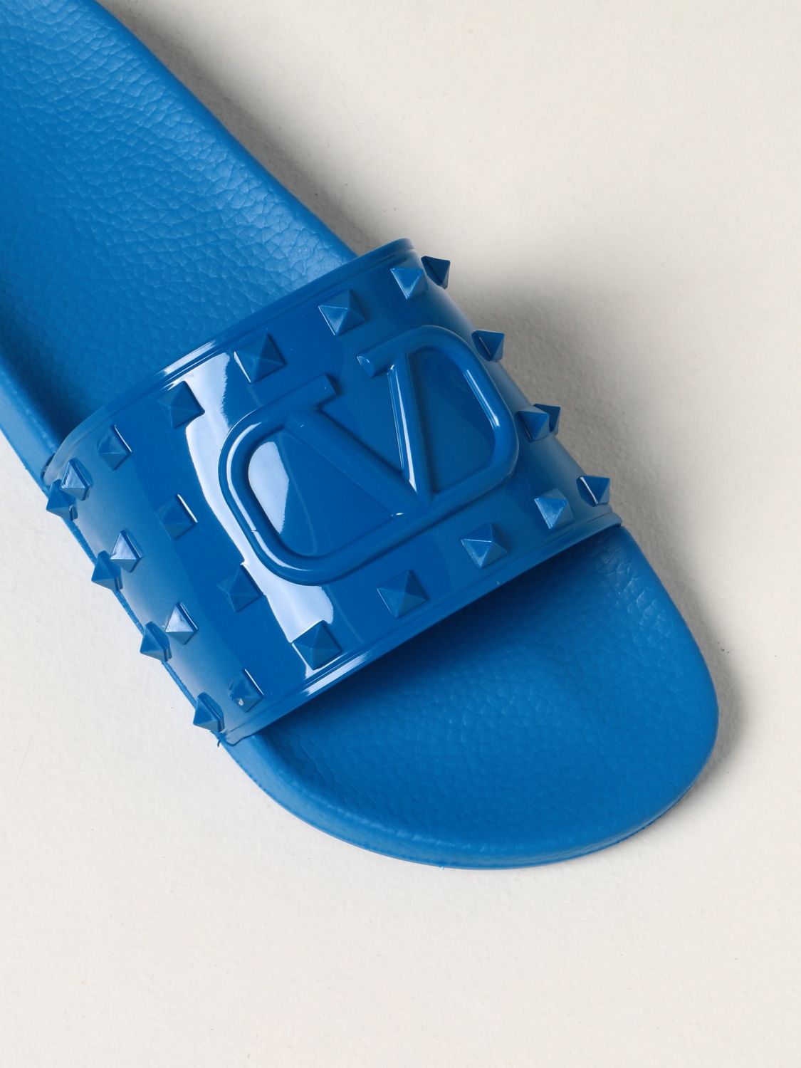 VALENTINO GARAVANI: Summer rubber slide sandals | Sandals 