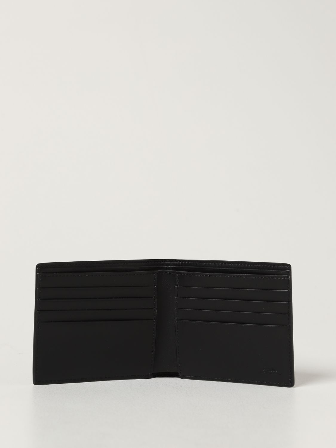 FENDI: wallet for man - Black  Fendi wallet 7M0266 A8VC online at