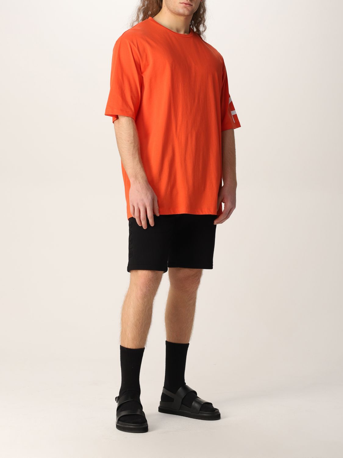 T-Shirt Balmain: Balmain Herren T-Shirt orange 2