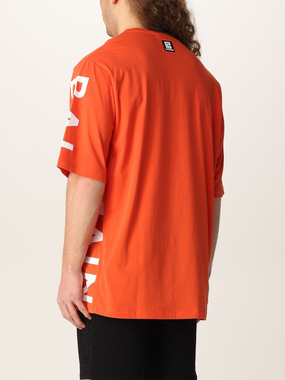 T-Shirt Balmain: Balmain Herren T-Shirt orange 3