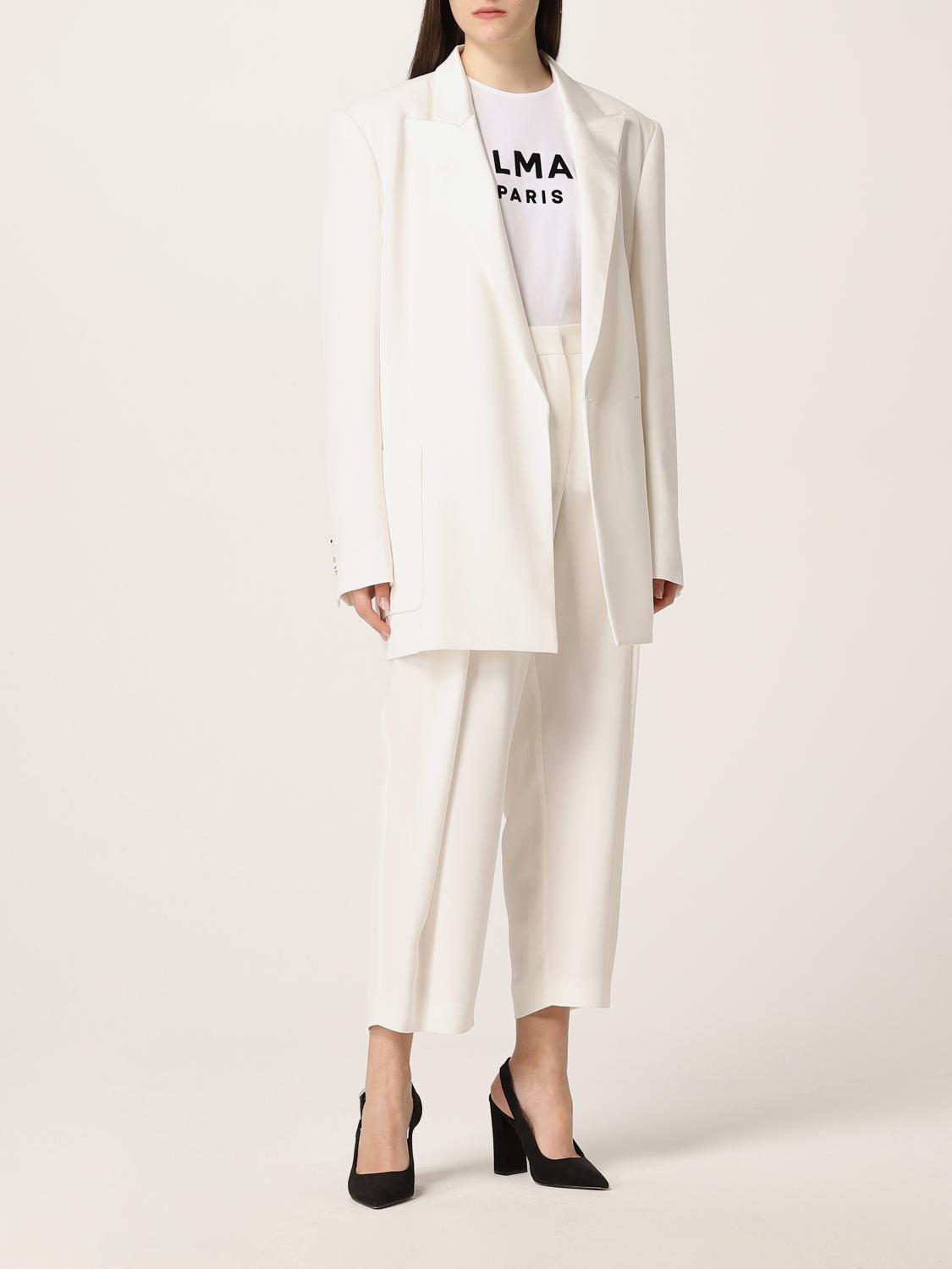 winter white blazer womens