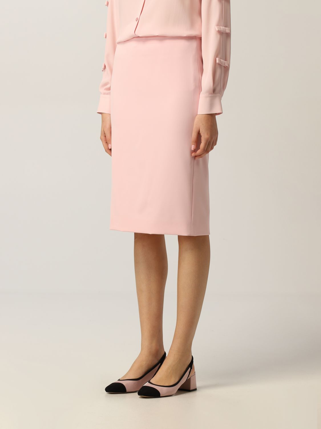 Plain Cottage sudden Boutique Moschino Outlet: Moschino Boutique pencil skirt in cady - Pink |  Boutique Moschino skirt 01171124 online on GIGLIO.COM