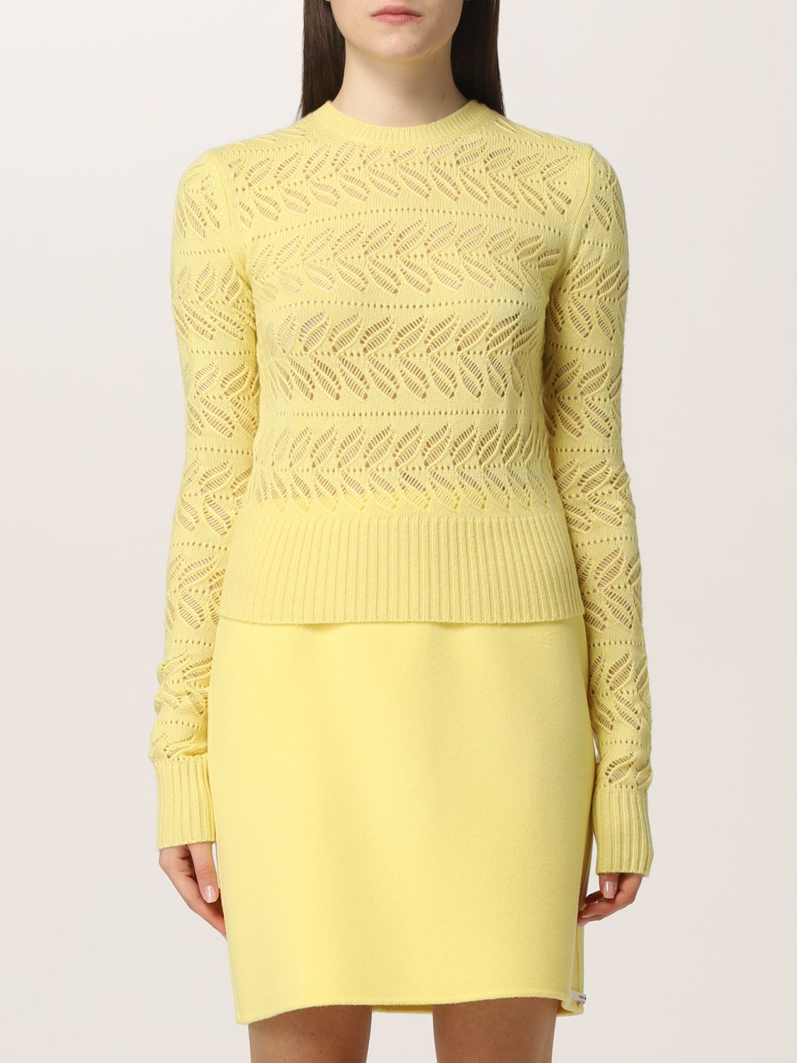 Sweater Sportmax: Sportmax cashmere blend sweater yellow 1