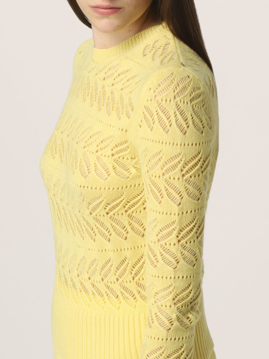 Sweater Sportmax: Sportmax cashmere blend sweater yellow 5