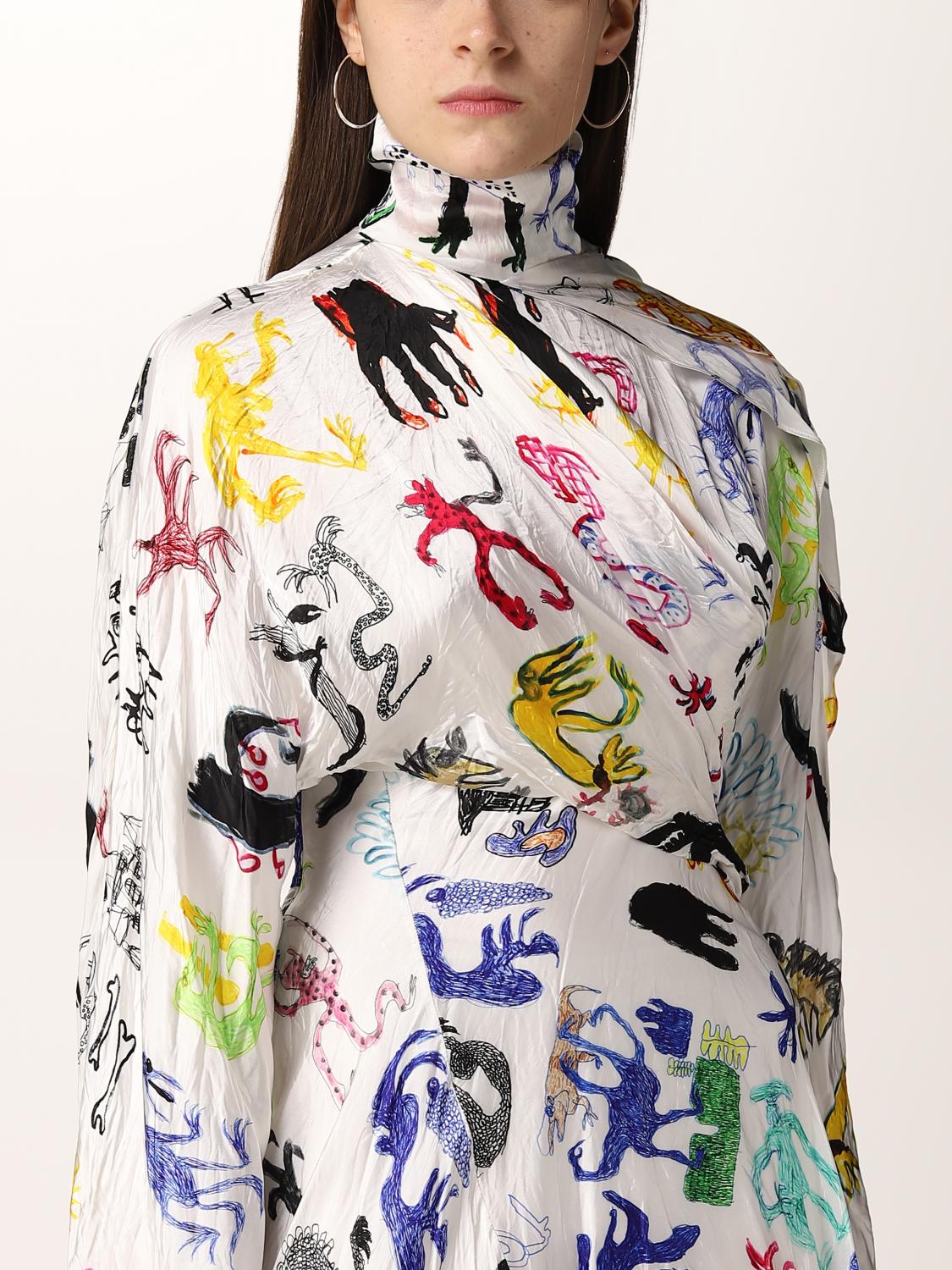 BALENCIAGA: Artist Doodles Twisted Flou 