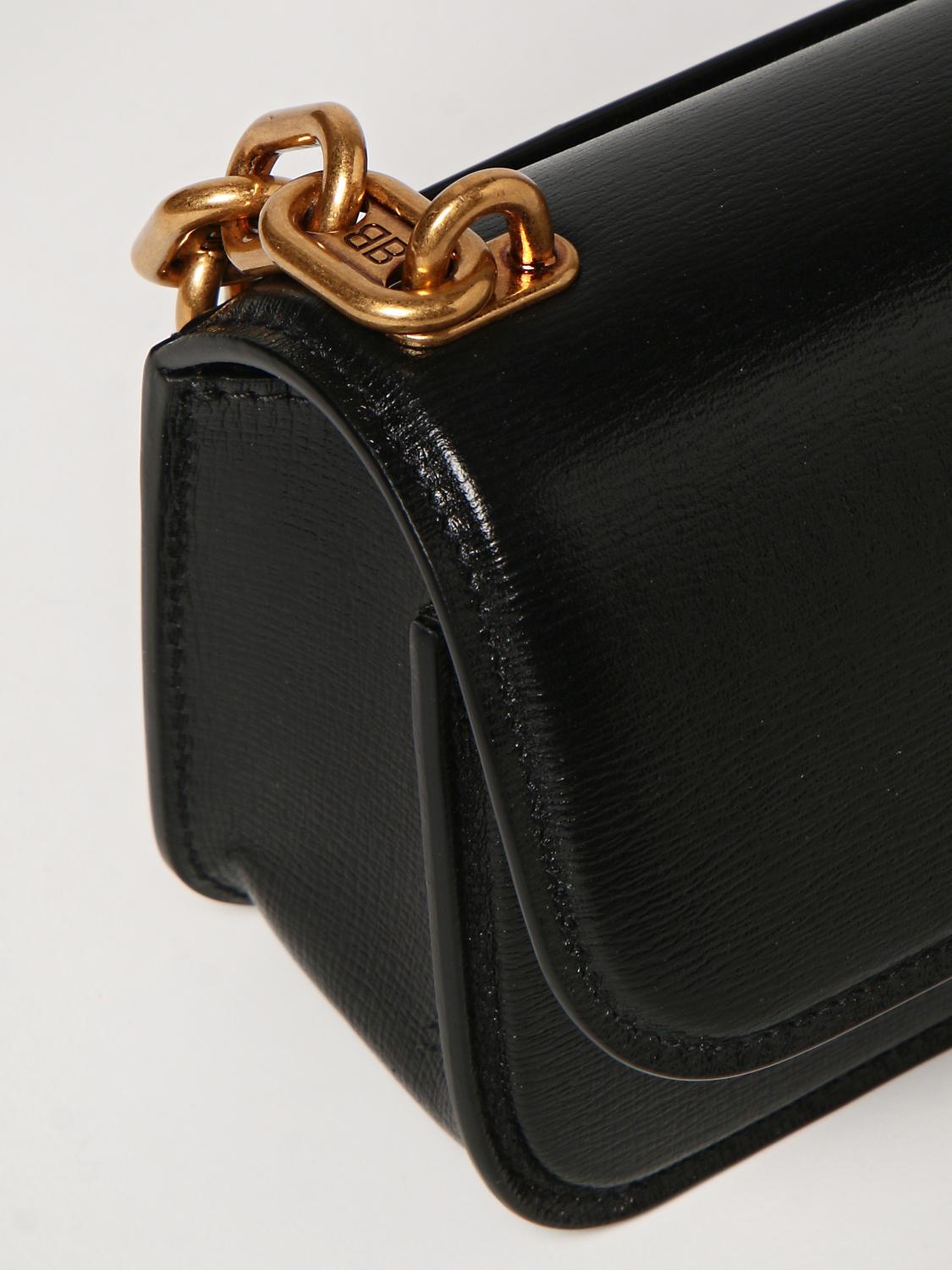 balenciaga bag black and gold