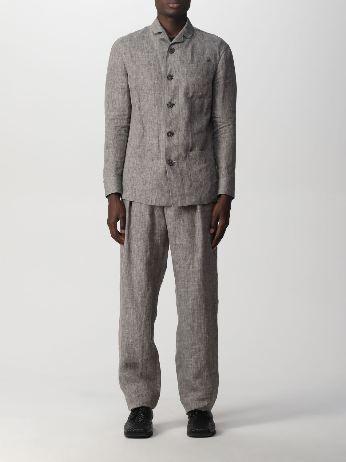 Suit Giorgio Armani: Giorgio Armani linen suit beige 1