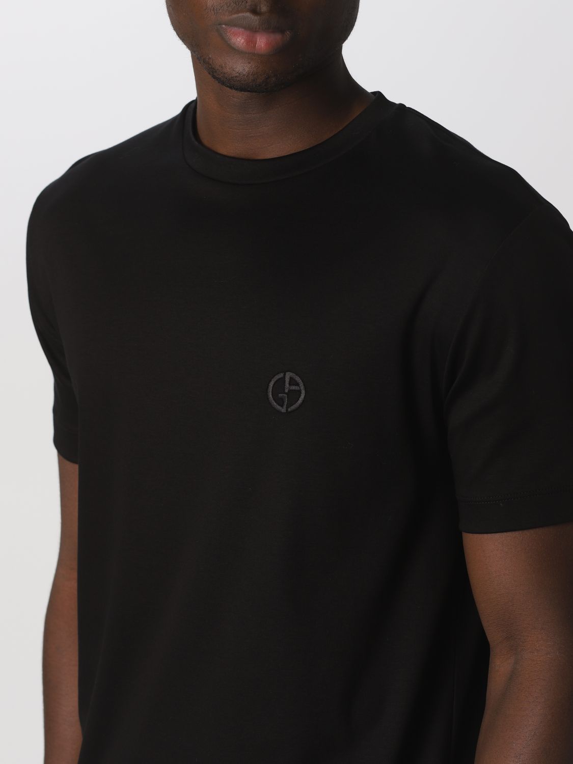 T恤 Giorgio Armani: T恤 男士 Giorgio Armani 黑色 5