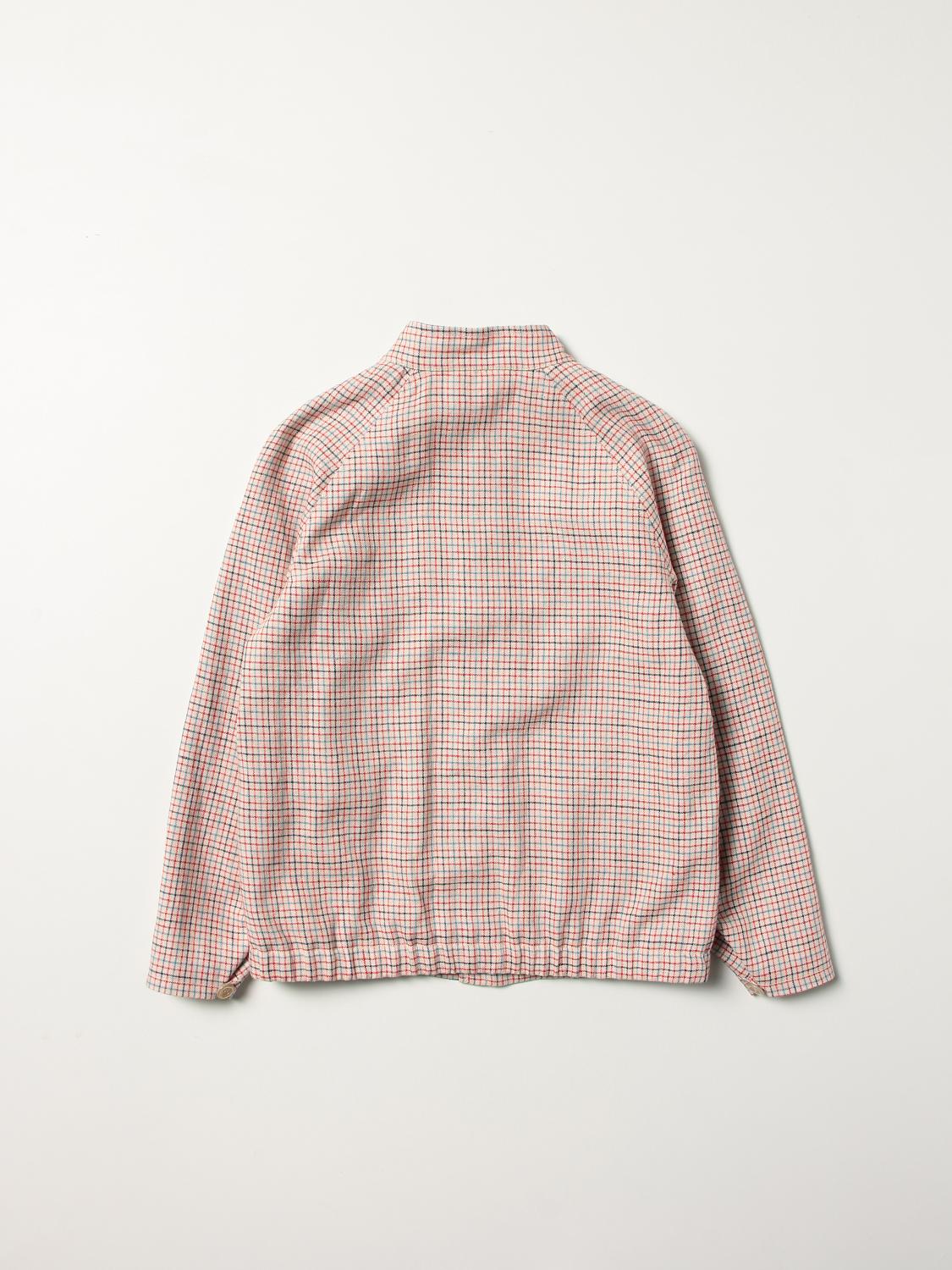 GUCCI: Lino check con logo - Rosso | Camicia Gucci 671026XWASE GIGLIO.COM