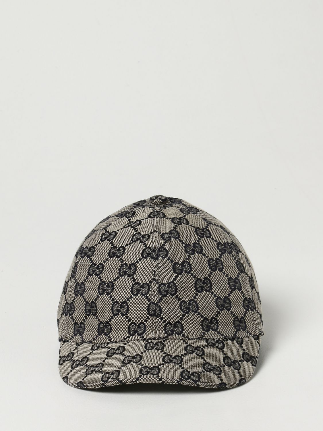 GUCCI: baseball cap in Original GG fabric - Brown | Gucci hat 