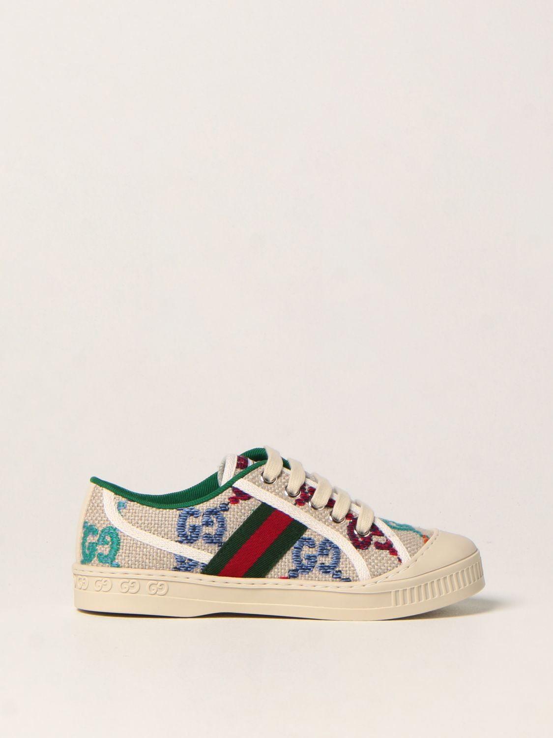 GUCCI: Tennis 1977 sneakers - Yellow Cream | Gucci shoes 682230UFTA0 online  on 