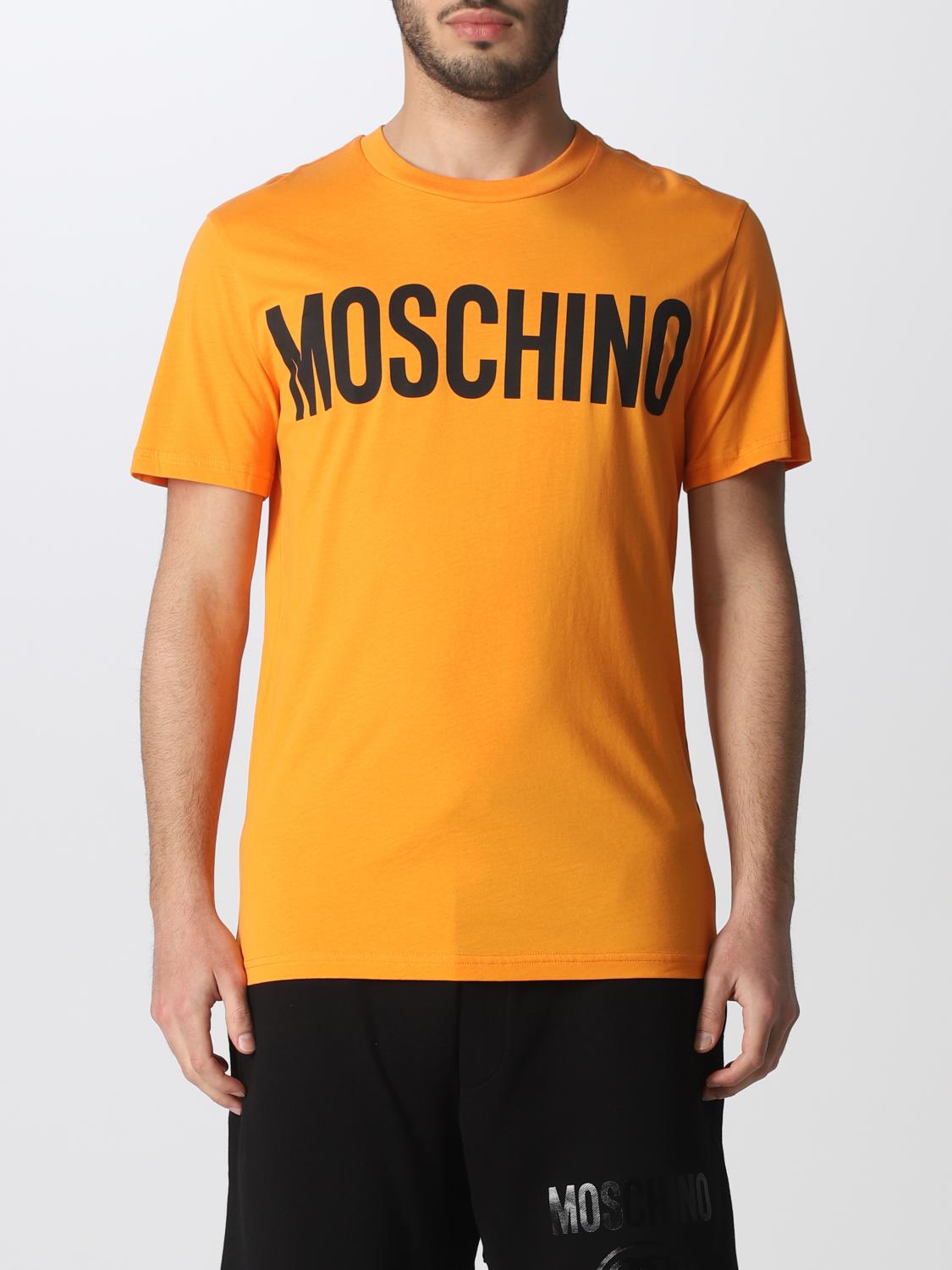 orange moschino t shirt