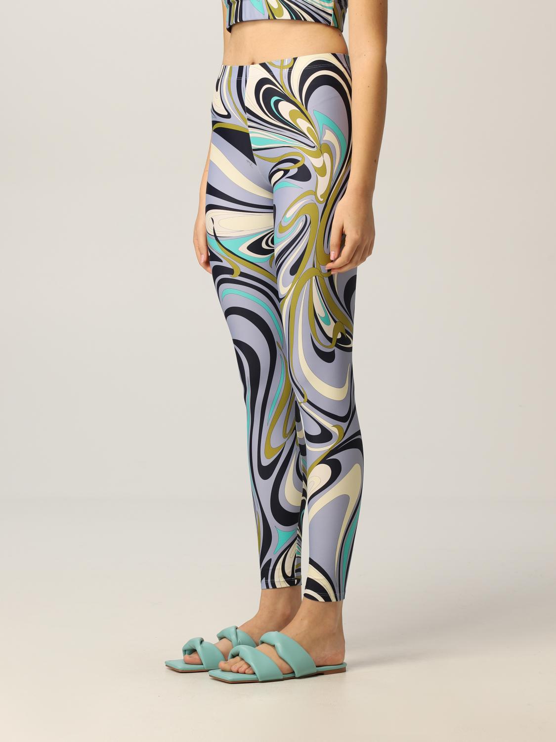 EMILIO PUCCI: printed lycra leggings 