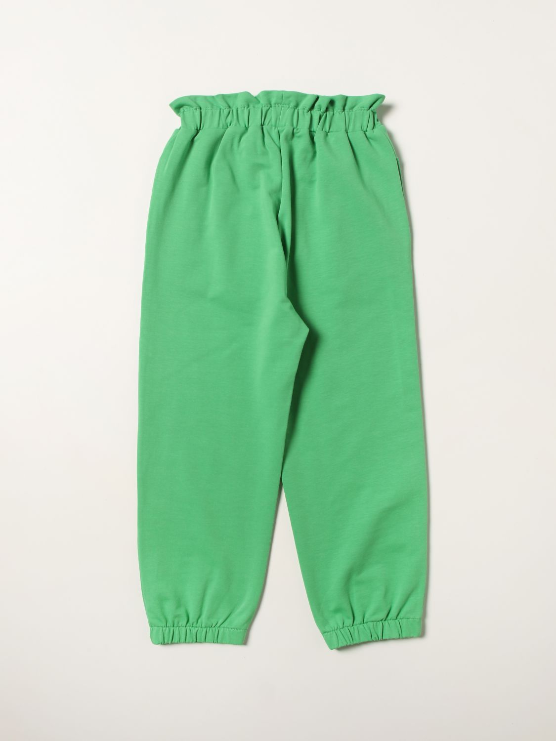 Pants Chiara Ferragni: Chiara Ferragni jogging pants with slogan print green 2