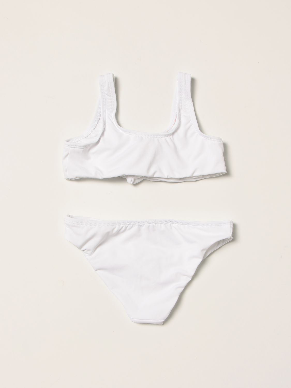 Swimsuit Chiara Ferragni: Chiara Ferragni bikini set with Eyestar white 2