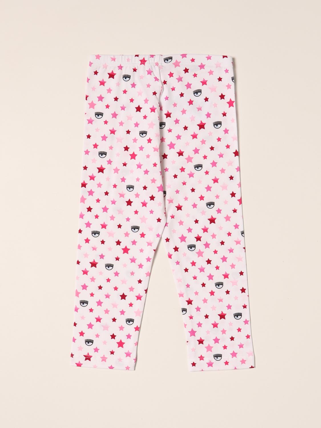 CHIARA FERRAGNI Pants kids Pants Chiara Ferragni Kids White Pants