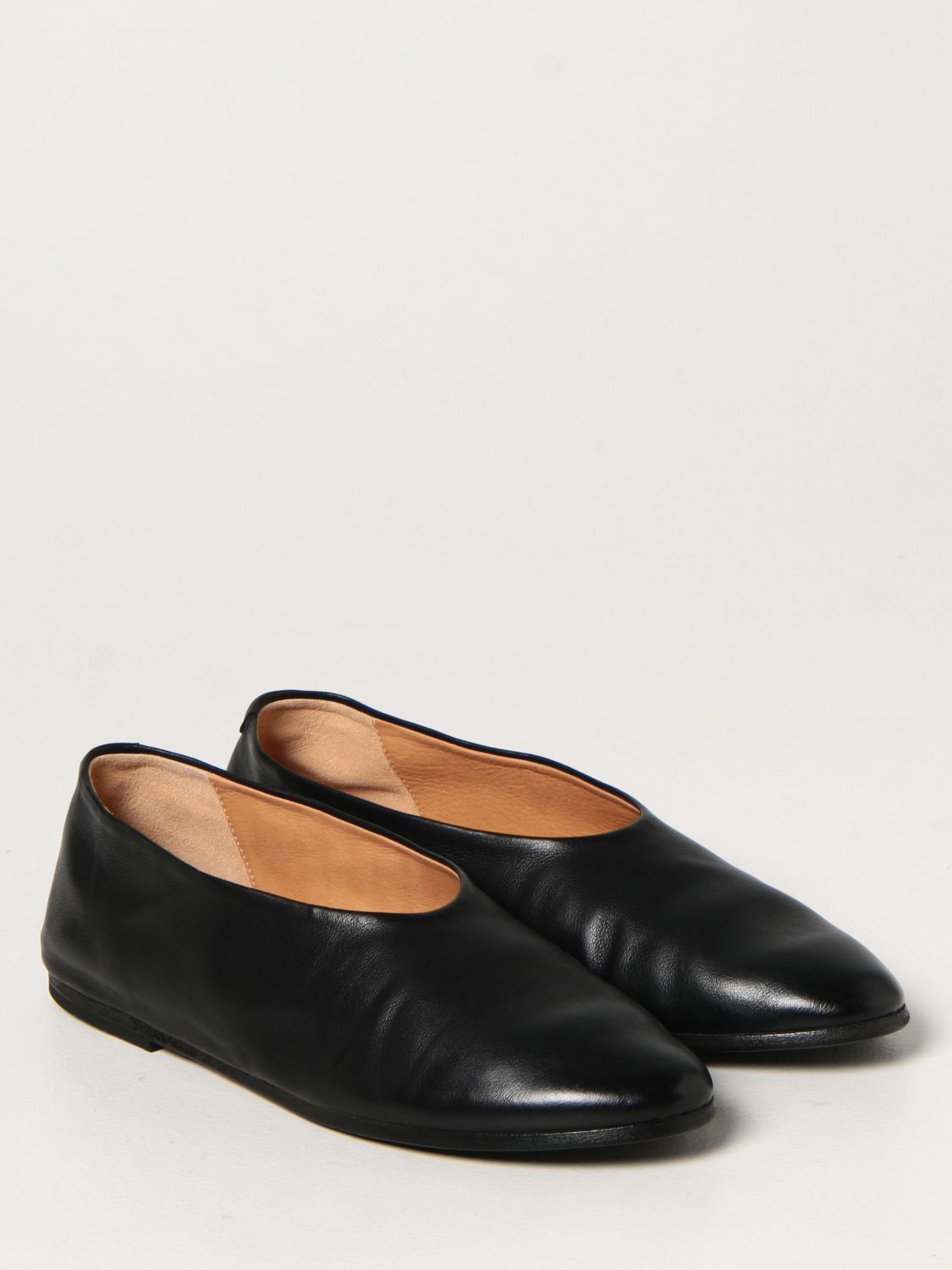 芭蕾平底鞋 Marsèll: Marsèll Coltellaccio 皮革芭蕾舞鞋 黑色 2