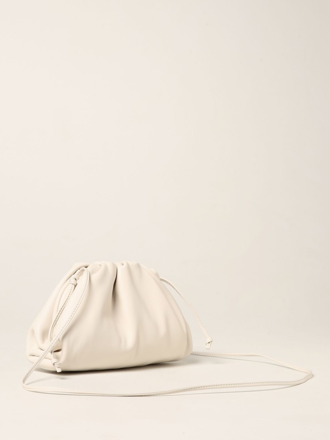 Bottega Veneta Mini Intrecciato Pouch - White Crossbody Bags, Handbags -  BOT221420