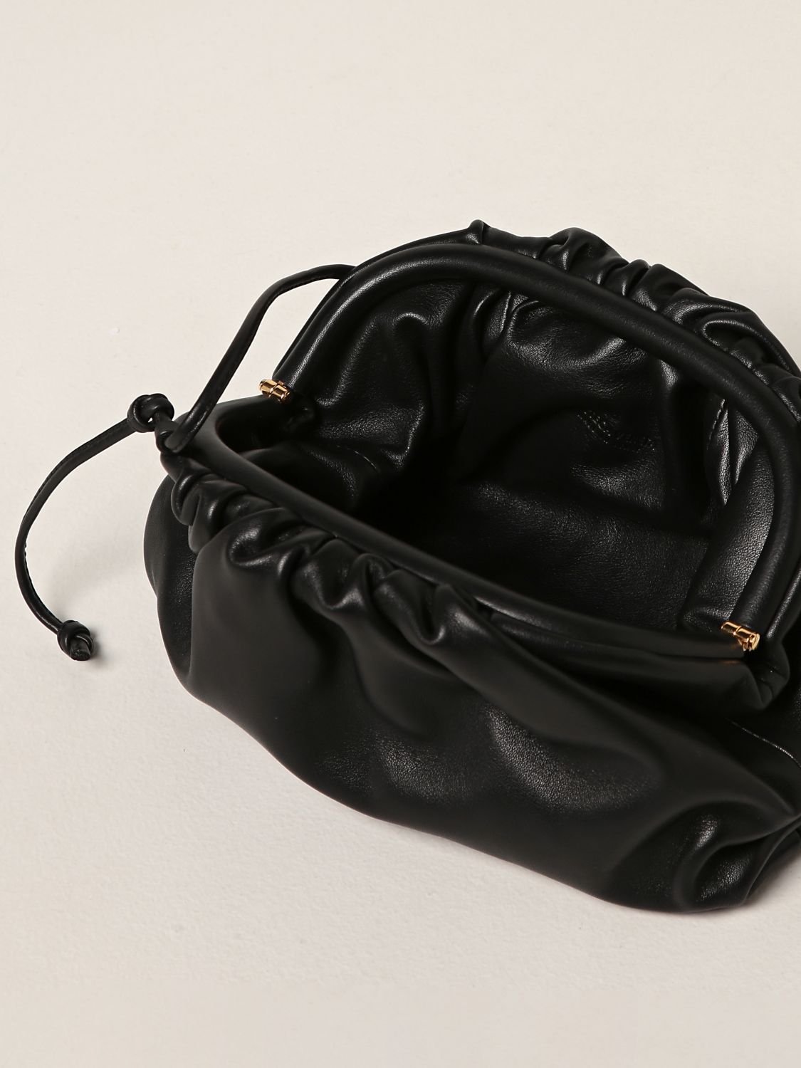 Bottega Veneta Black Calfskin Mini Pouch Bag, myGemma, SG