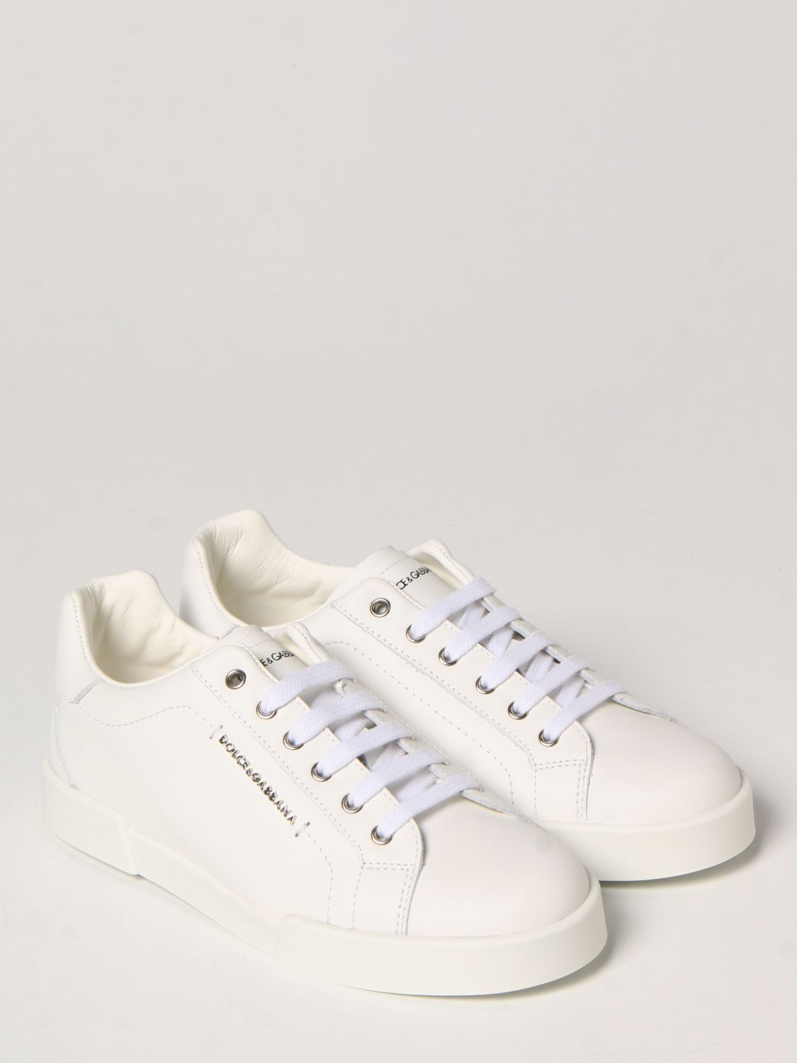 Scarpe Dolce & Gabbana: Sneakers Dolce & Gabbana in pelle bianco 2