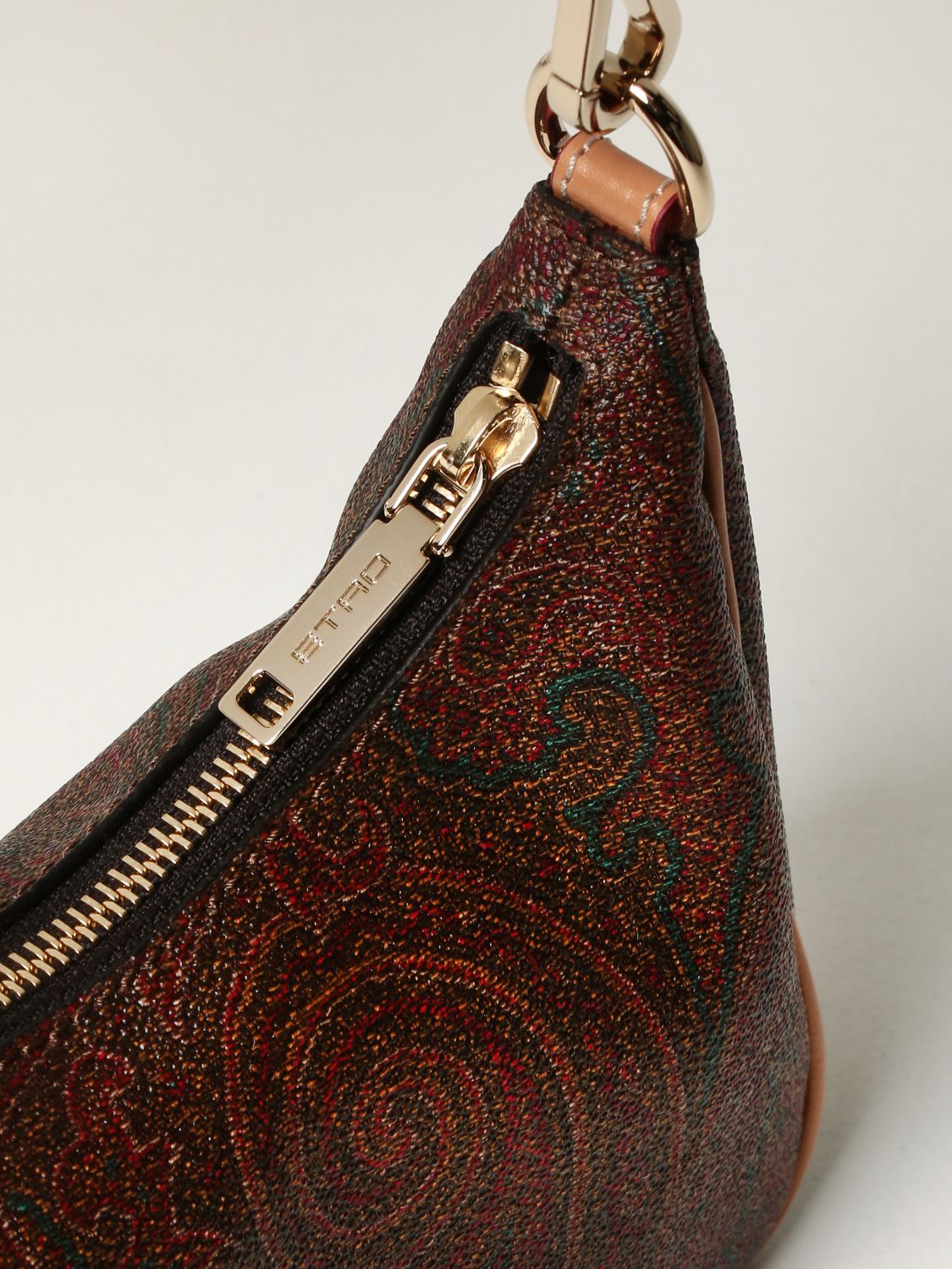 ETRO: bag in leather and coated Paisley fabric - Red, Etro mini bag  1N8148629 online on GIGLIO.COM in 2023