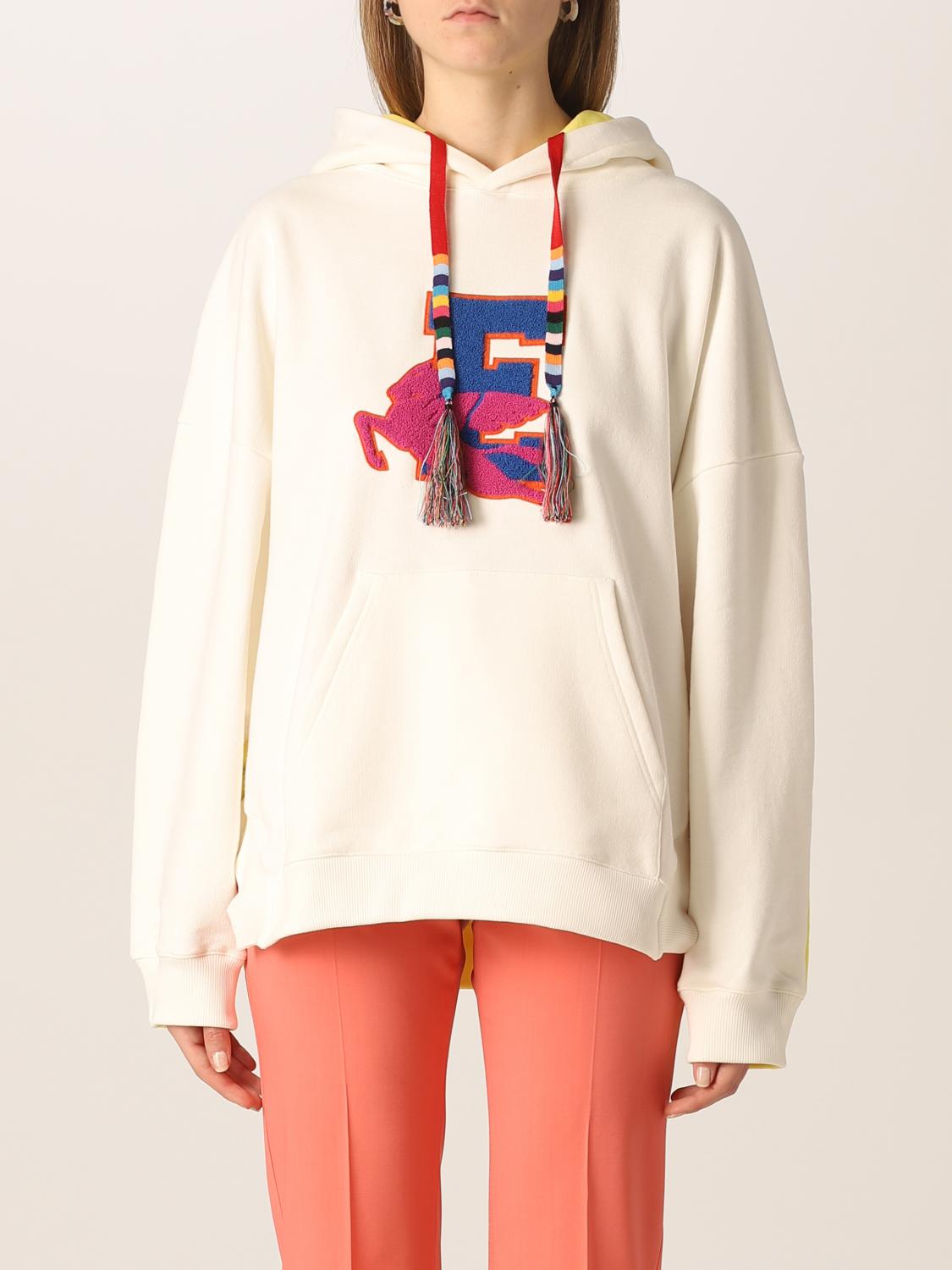 ETRO: Sudadera mujer - Blanco | Sudadera Etro 195929768 GIGLIO.COM