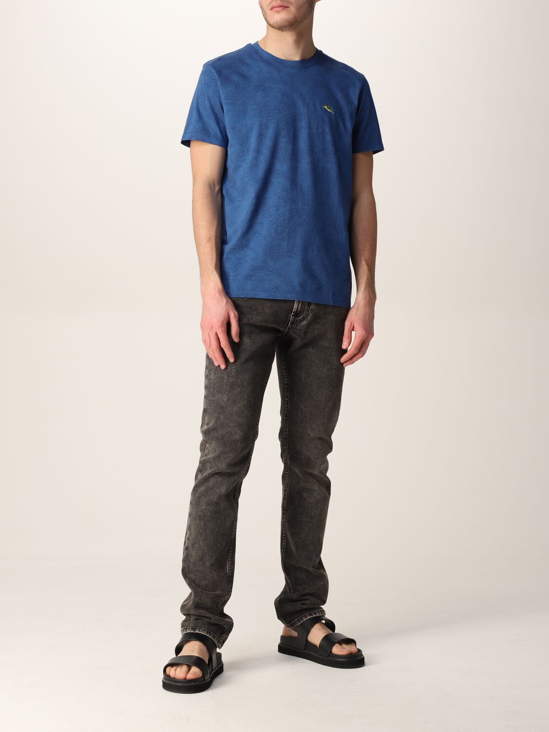 Tシャツ エトロ: Tシャツ Etro メンズ ブルー 2