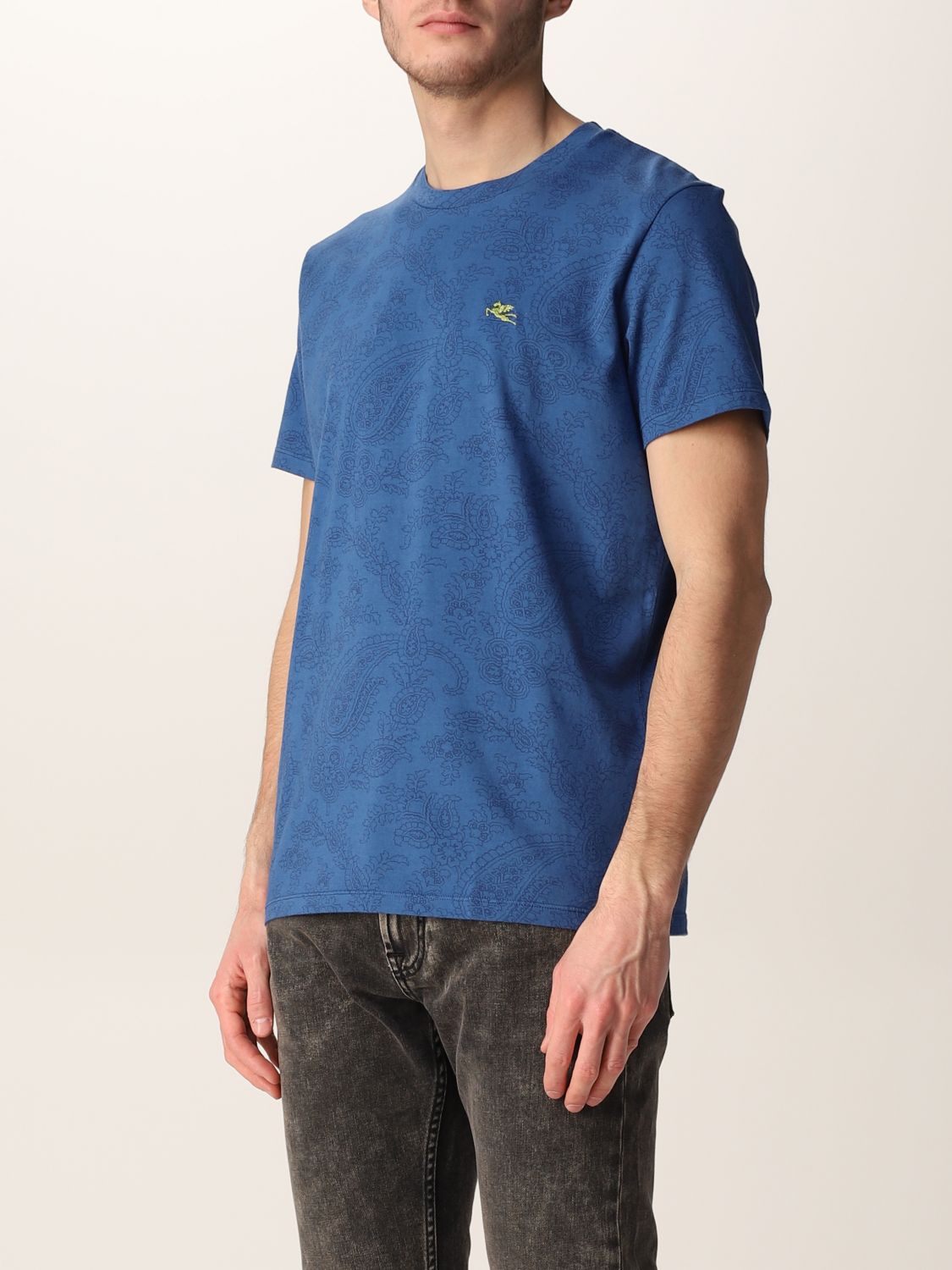 Tシャツ エトロ: Tシャツ Etro メンズ ブルー 4