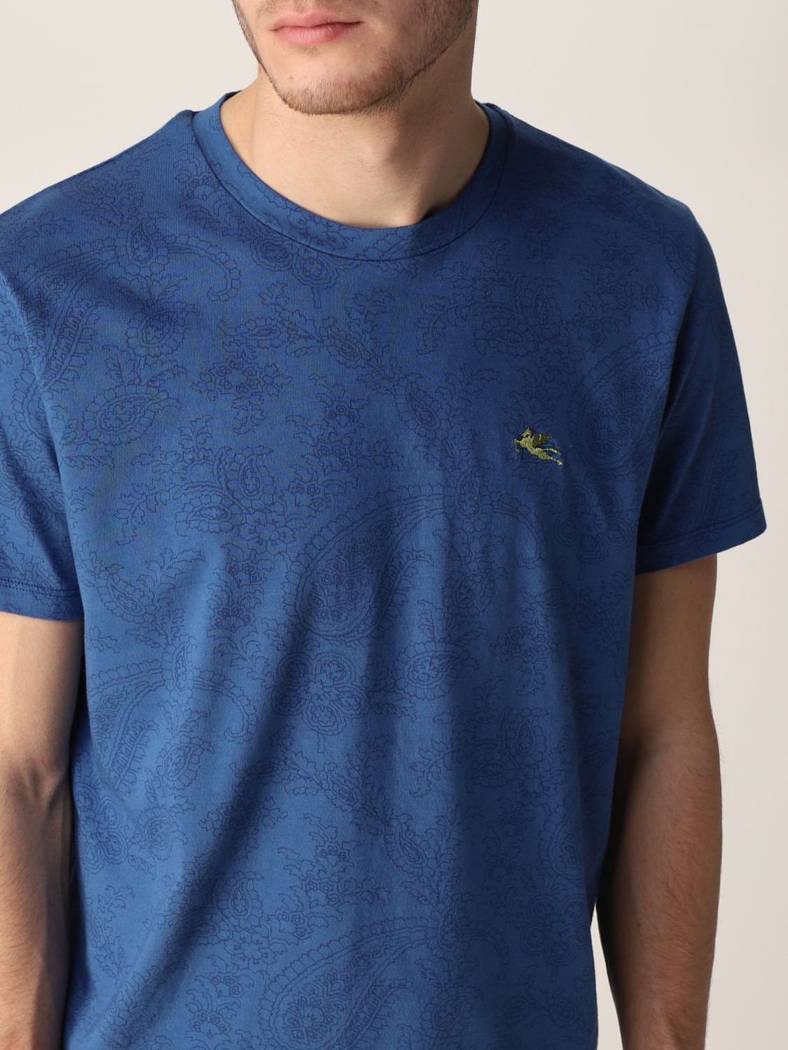 Tシャツ エトロ: Tシャツ Etro メンズ ブルー 5