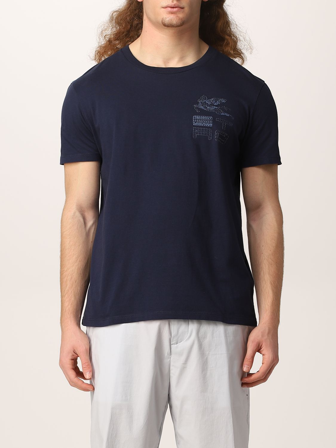 Tシャツ エトロ: Tシャツ Etro メンズ ブルー 1