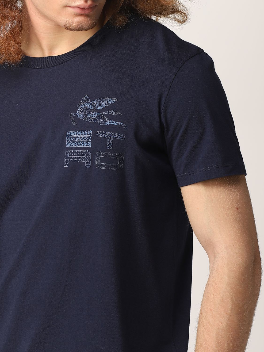 Tシャツ エトロ: Tシャツ Etro メンズ ブルー 5