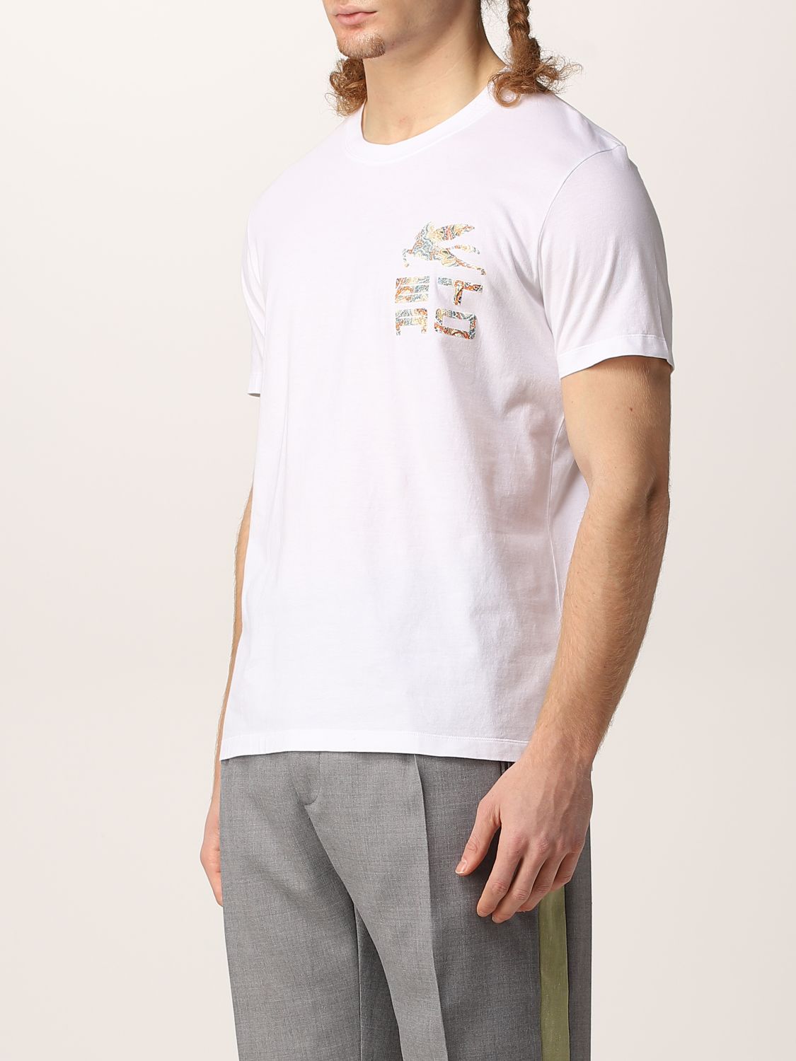 Tシャツ エトロ: Tシャツ Etro メンズ ホワイト 4