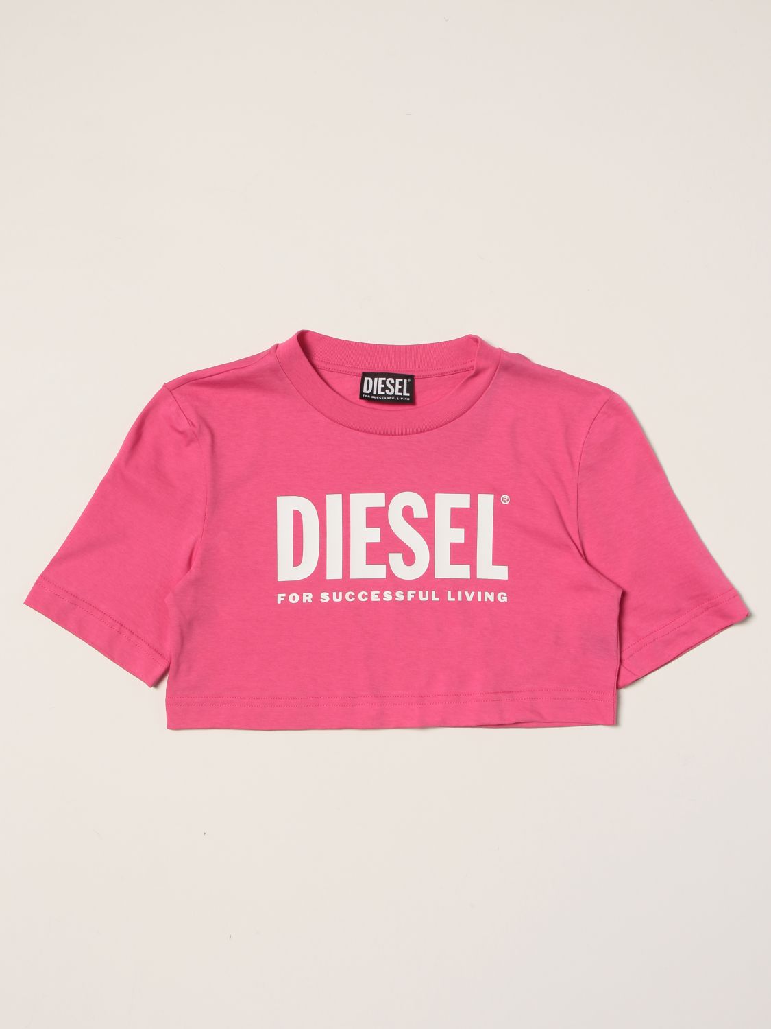 Футболка Diesel: Футболка Diesel девочка фуксия 1