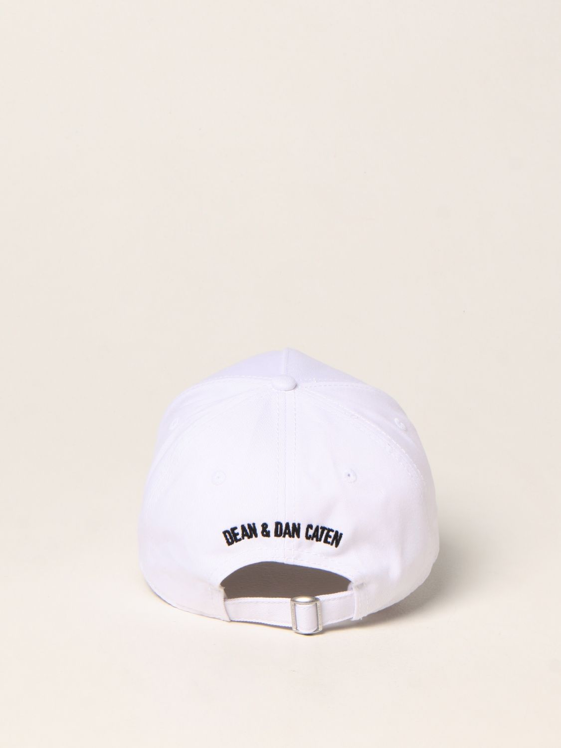 Cappello Dsquared2: Cappello da baseball Dsquared2 in cotone bianco 3