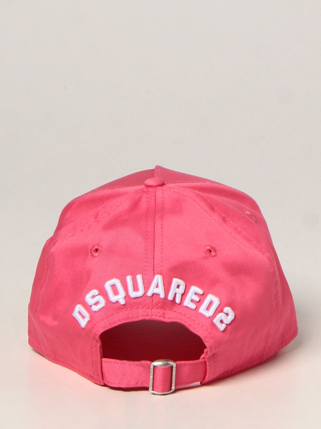 Cappello Dsquared2: Cappello da baseball Dsquared2 in cotone rosa 3
