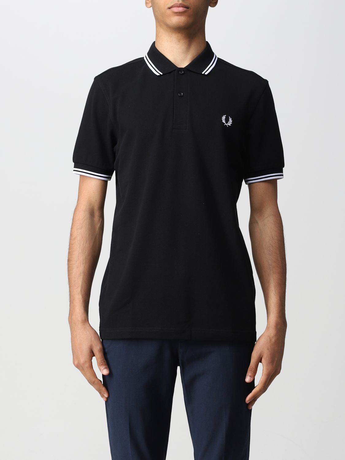 munt strip legaal FRED PERRY: polo shirt for man - Black | Fred Perry polo shirt M3600 online  on GIGLIO.COM