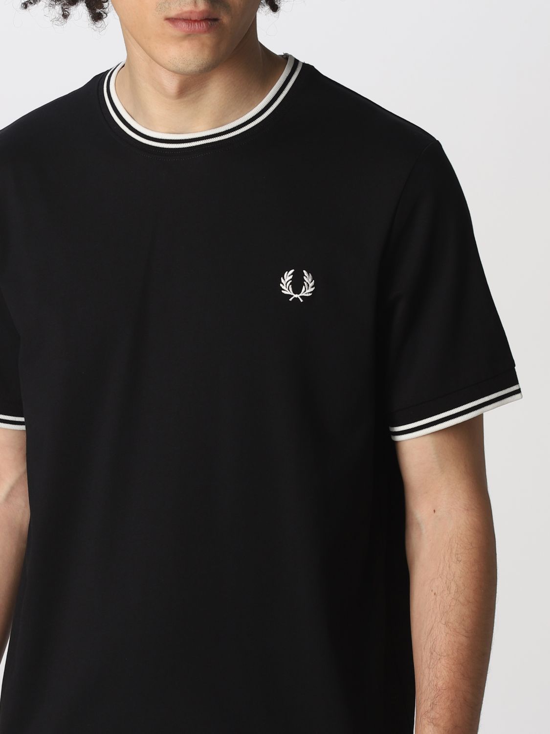 T-Shirt Fred Perry: Fred Perry Herren T-Shirt schwarz 3