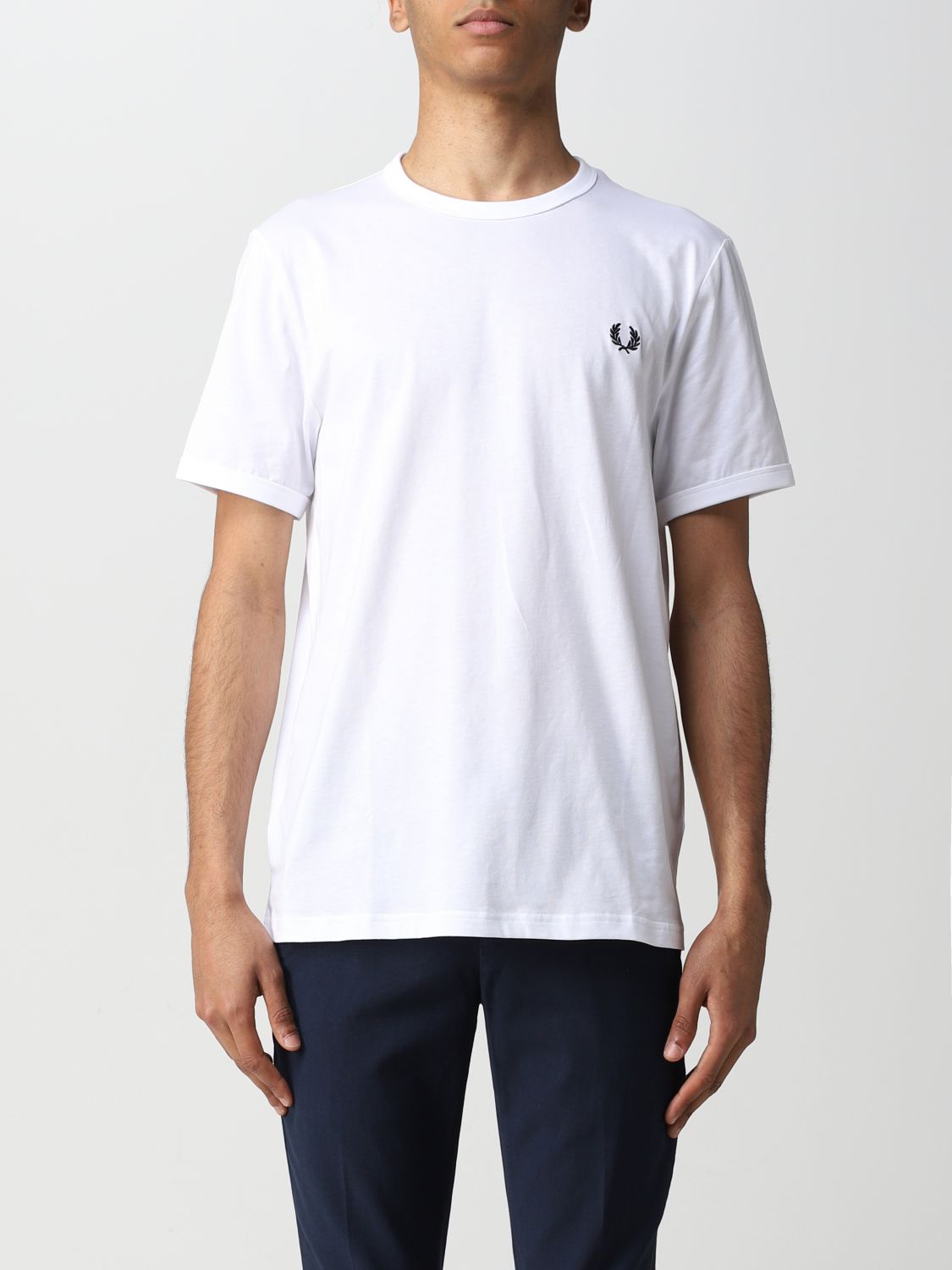 Camiseta Fred Perry: Camiseta Fred Perry para hombre blanco 1