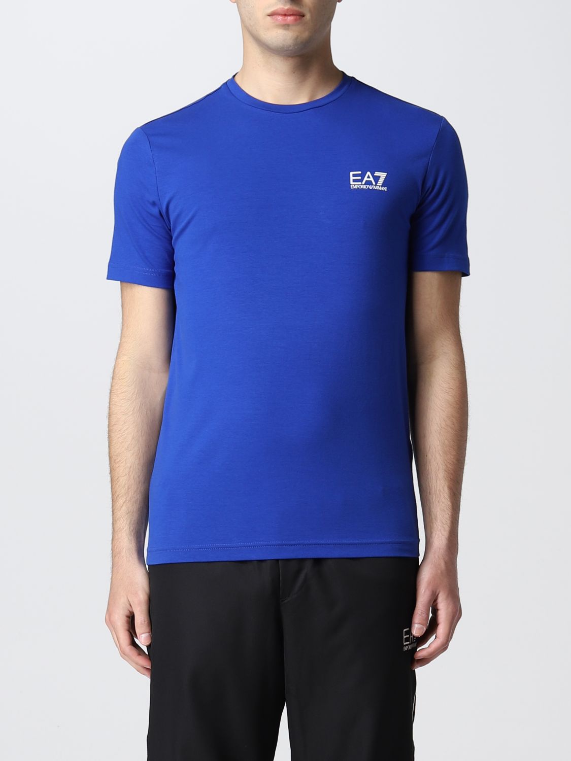 Ea7 T-shirt Men Color Royal Blue | ModeSens