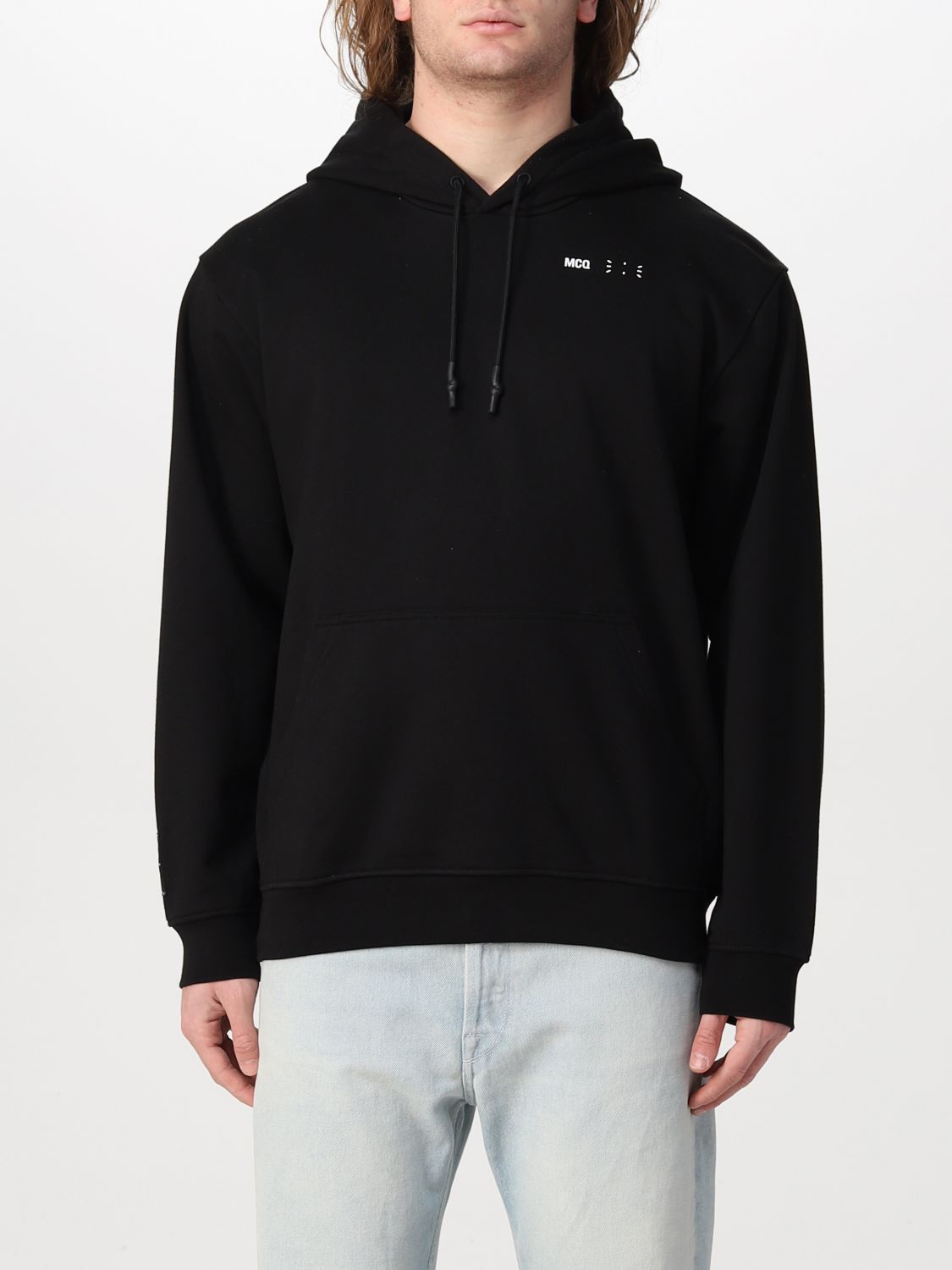 Sweatshirt Mcq: McQ cotton hoodie black 1