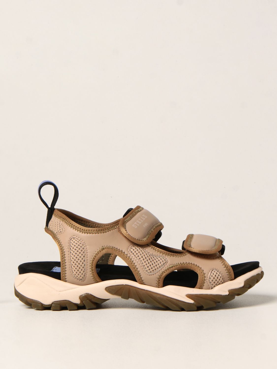 MCQ BY ALEXANDER MCQUEEN MCQ STRIAE SANDAL IN SYNTHETIC LEATHER AND MESH,356624022