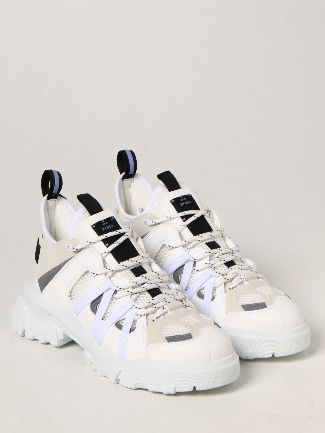 MCQ: Orbyt Descender 2.0 leather mesh sneakers | Mcq sneakers 652434R2814 online on GIGLIO.COM
