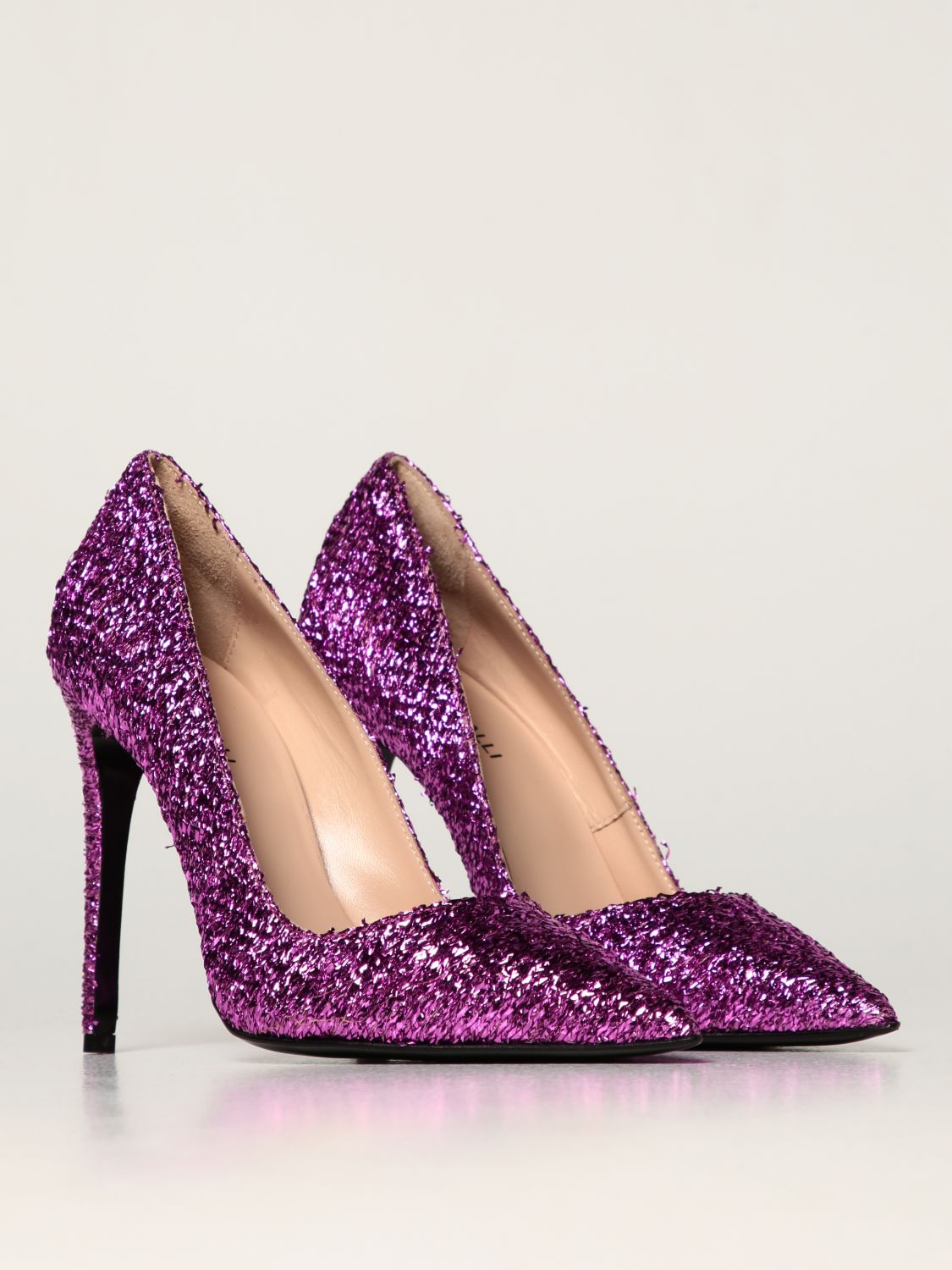 Court shoes Just Cavalli: Just Cavalli laminated pump violet 2