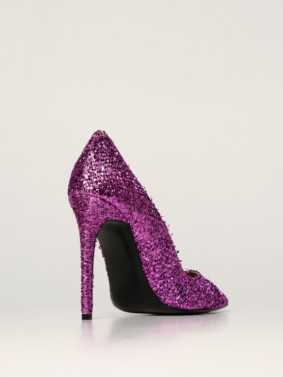 Court shoes Just Cavalli: Just Cavalli laminated pump violet 3
